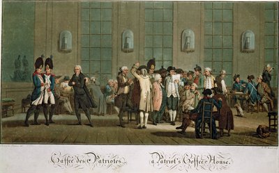 Kawiarnia Patriota (wydruk I wydania) (XIX w.) autorstwa Jean Baptiste Morret