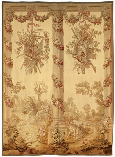 Panel z serii Portyki autorstwa Jean Baptiste Oudry