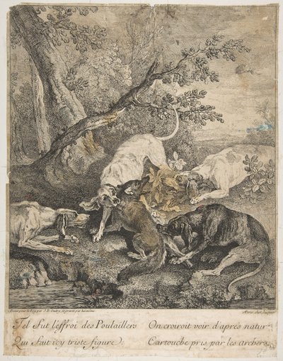 Polowanie na lisy, 1736. autorstwa Jean Baptiste Oudry
