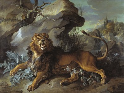 Lew i mucha, 1732 autorstwa Jean Baptiste Oudry