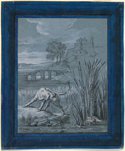 Kuropatwa ratuje jej młodość autorstwa Jean Baptiste Oudry