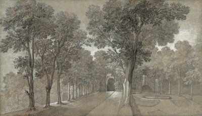 Widok na park w Arcueil autorstwa Jean Baptiste Oudry