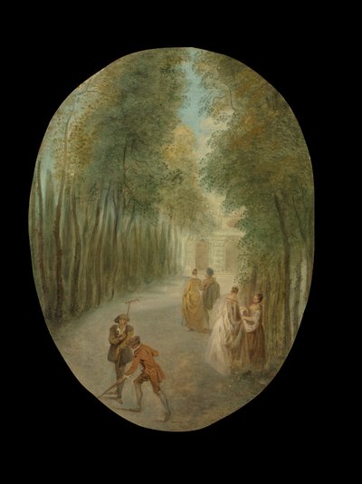 Wiosna, ok. godz. 1720-36. autorstwa Jean Baptiste Pater