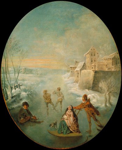 Zima autorstwa Jean Baptiste Pater