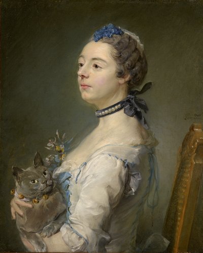 Magdaleine Pinceloup de la Grange, z domu de Parseval autorstwa Jean Baptiste Perronneau