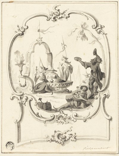 Chinoiserie autorstwa Jean Baptiste Pillement