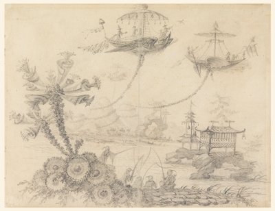 Chinoiserie Fantazja autorstwa Jean Baptiste Pillement