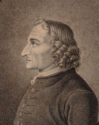 Portret skrzypka i kompozytora Giuseppe Tartiniego 1692-1770 , 1810. autorstwa Jean Baptiste Ponce Lambert