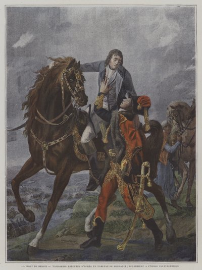 Śmierć generała Desaix w bitwie pod Marengo, 1800 autorstwa Jean Baptiste Regnault