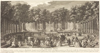Teatr Wodny autorstwa Jean Baptiste Rigaud