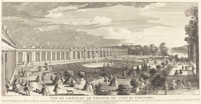 Widok na Chateau de Trianon od strony Partere autorstwa Jean Baptiste Rigaud