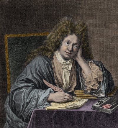 Porträt von Michel Richard Delalande von Jean Baptiste Santerre