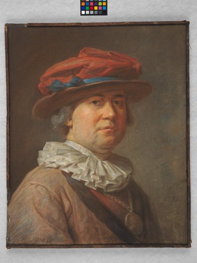 Portret mężczyzny, 1773 autorstwa Jean Baptiste Simeon Chardin