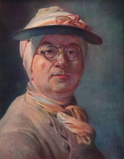Autoportret w okularach, 1775 autorstwa Jean Baptiste Simeon Chardin