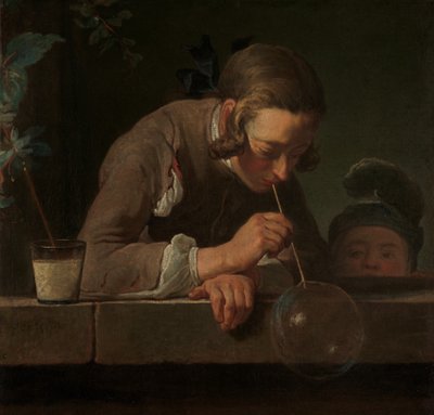 Bańki mydlane, ca. 1733-34. autorstwa Jean Baptiste Simeon Chardin