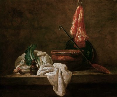 Martwa natura z korzeniem selera, 1732. autorstwa Jean Baptiste Simeon Chardin