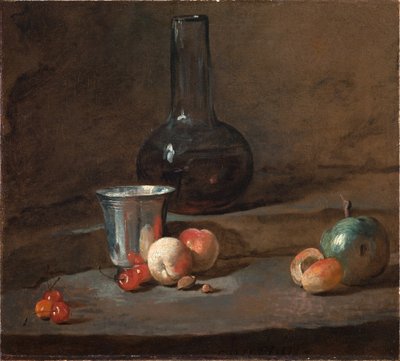 Srebrny kielich, ok. 1728 (olej na płótnie) autorstwa Jean-Baptiste Simeon Chardin