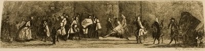 Znak chirurga-cyrulika, wygrawerowany przez Julesa de Goncourt autorstwa Jean Baptiste Simeon Chardin