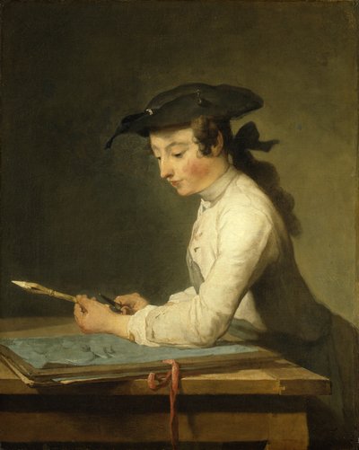 Kreślarz autorstwa Jean-Baptiste Simeon Chardin