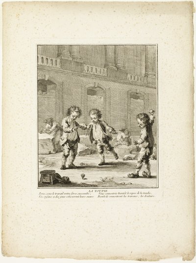 The Top, z gry The Games of the Urchins of Paris autorstwa Jean Baptiste Tilliard I