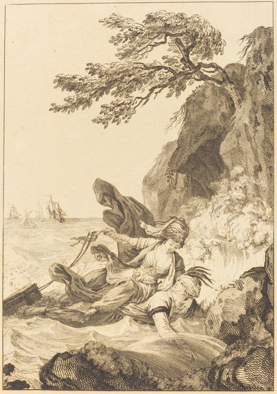 Narzeczona króla Garbe: Kaseta autorstwa Jean Baptiste Tilliard after Charles Monnet