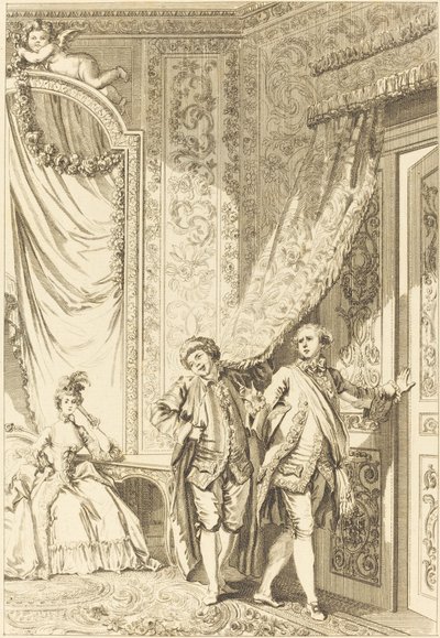 Wspaniały autorstwa Jean Baptiste Tilliard after Jean Honoré Fragonard