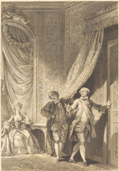 Wspaniały autorstwa Jean Baptiste Tilliard after Jean Honoré Fragonard