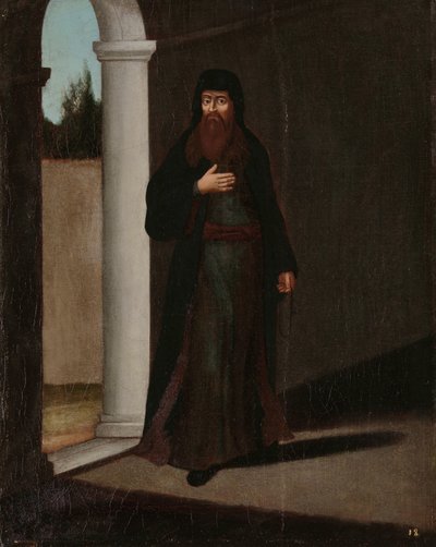 Grecki ksiądz autorstwa Jean Baptiste Vanmour (workshop of)