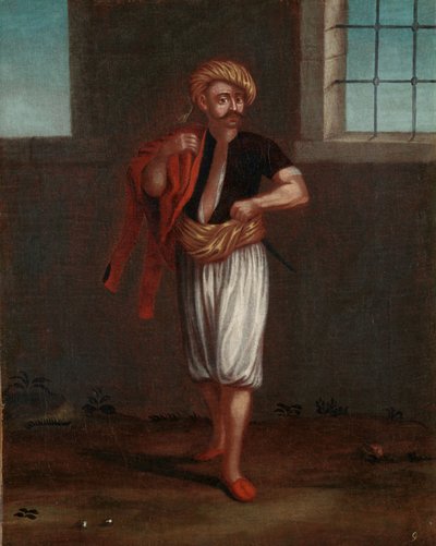 Albański żeglarz autorstwa Jean Baptiste Vanmour (workshop of)