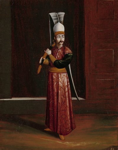 Seliktar Agassi, Konny do sułtana (Najwyższy posiadacz broni) autorstwa Jean Baptiste Vanmour (workshop of)