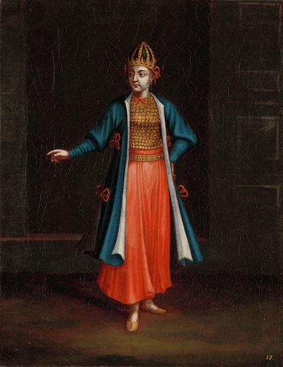 Kobieta z bułgarskiego wybrzeża autorstwa Jean Baptiste Vanmour (workshop of)