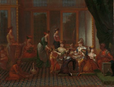 Bankiet Zasłużonych Tureczek autorstwa Jean Baptiste Vanmour