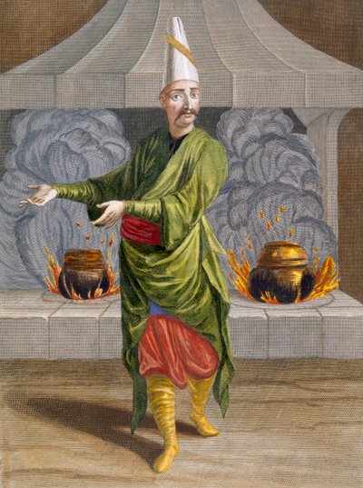 Beulouk-Bachi, szef kuchni sułtana, ok. 1708 r. autorstwa Jean Baptiste Vanmour