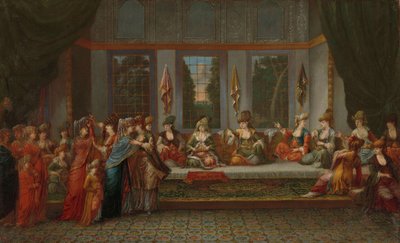 Wesele greckie, ok. 1720-37 autorstwa Jean Baptiste Vanmour