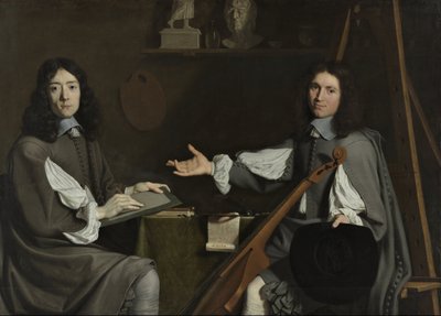 Podwójny portret obu artystów autorstwa Jean Baptiste de Champaigne