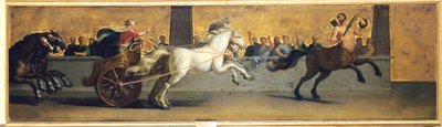 Edukacja Achillesa: Wyścigi rydwanów, połowa końca XVII wieku autorstwa Jean Baptiste de Champaigne