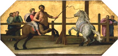 Edukacja Achillesa: lekcja jazdy konnej, XVII wiek autorstwa Jean Baptiste de Champaigne