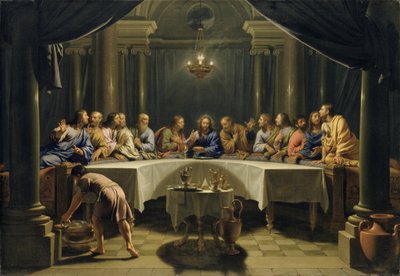 Ostatnia Wieczerza, ok.1678 autorstwa Jean Baptiste de Champaigne