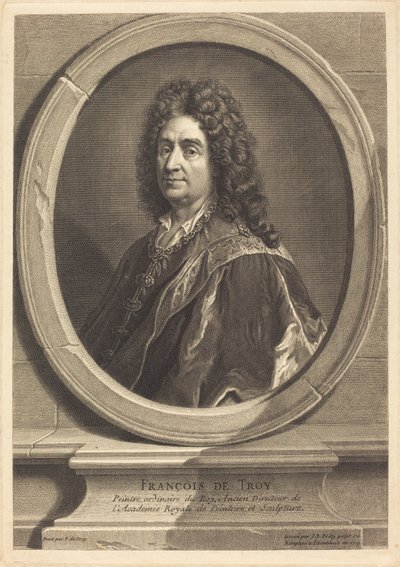 Franciszek z Troi autorstwa Jean Baptiste de Poilly after François