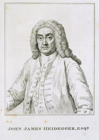 Jan Jakub Heidegger (1666-1749) autorstwa Jean Baptiste van Loo