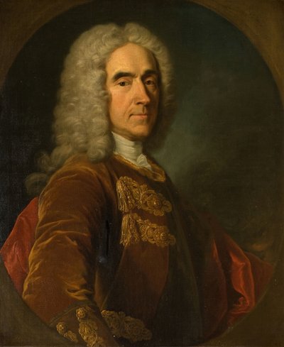 Portret Sir Richarda Temple, 4. wicehrabiego Birmingham, 1738-42. autorstwa Jean Baptiste van Loo