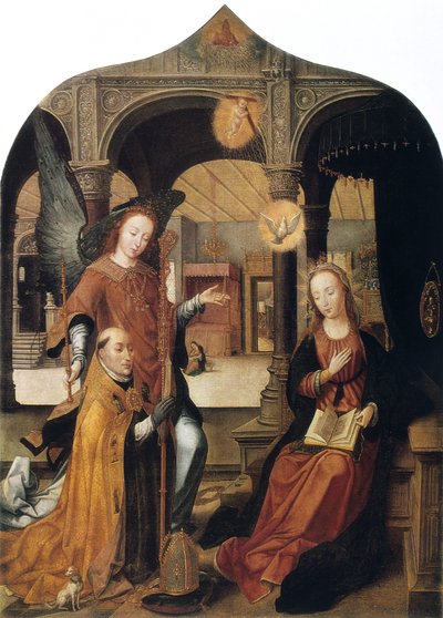 Zwiastowanie, 1516-1517 autorstwa Jean the Elder Bellegambe