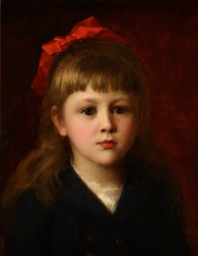 Portret małej dziewczynki autorstwa Jean Benner