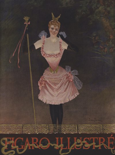 Okładka Le Figaro Illustre, grudzień 1891 autorstwa Jean Beraud