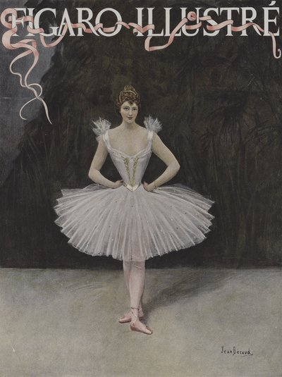 Tancerz. Okładka Le Figaro Illustre, luty 1895 autorstwa Jean Beraud