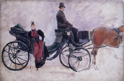 La Victoria, ok. 1880 (olej na drewnie) autorstwa Jean Beraud