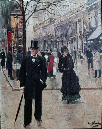 Na bulwarze autorstwa Jean Beraud