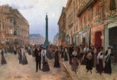 Rue de la Paix, Paryż, 1907. autorstwa Jean Beraud