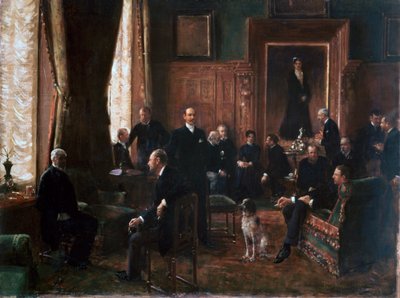 Salon Hrabiny Potockiej, 1887 autorstwa Jean Beraud