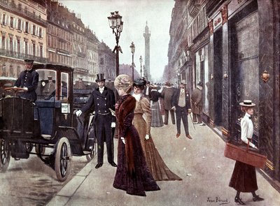 Rue de la Paix w Paryżu, ok. 1900 (malarstwo) autorstwa Jean Beraud